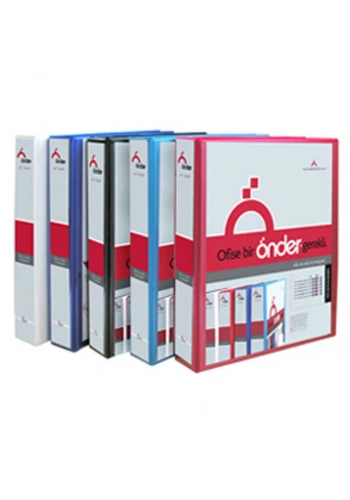 Önder Sırt 7 cm 2D Mekanizmalı Beyaz Firma Klasör