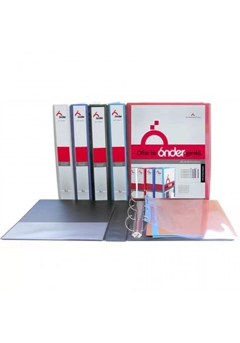 Önder Firma Kls A4 Sırt 3 cm 4D Mekanizma Siyah