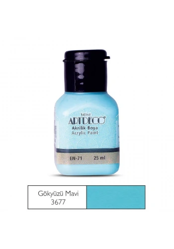 Artdeco Akrilik Boya 25 ml Gökyüzü Mavi