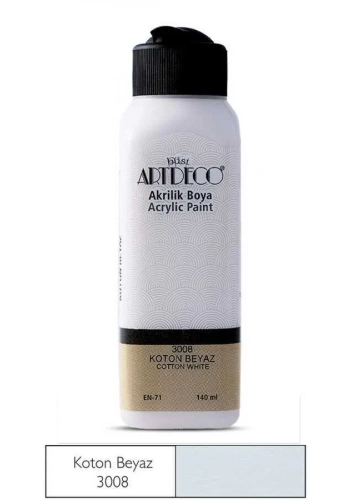 Artdeco Akrilik Boya 140 ml Koton Beyaz