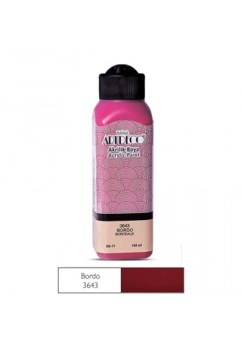 Artdeco Akrilik Boya 140 ml Bordo