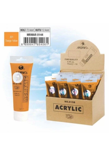 Maries Akrilik Boya 75ml Orange Yellow