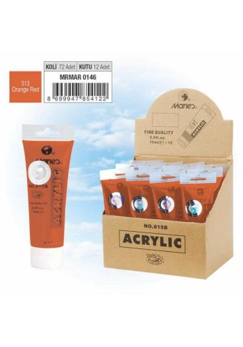 Maries Akrilik Boya 75ml Orange Red