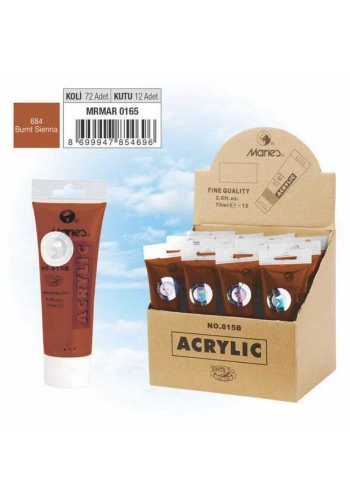 Maries Akrilik Boya 75ml Burnt Sienna