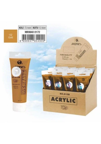 Maries Akrilik Boya 75ml Altın