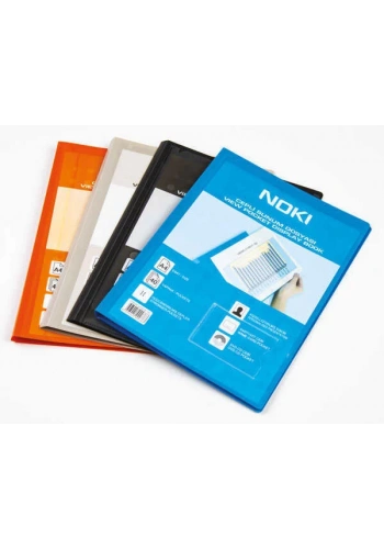 Noki Sunum Dosyası Cepli 20 Yapraklı A4 Kırmızı