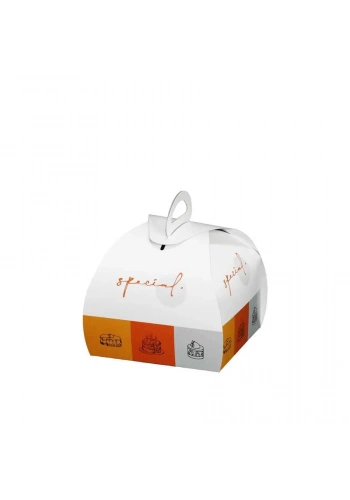 Saplı Tekli Pasta Kutusu - 100 Adet