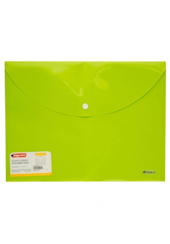 Bigpoint Çıtçıtlı Dosya Lolly A4 Yeşil