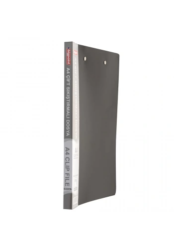 Bigpoint Çift Sıkıştırmalı Dosya A4 Mat Siyah