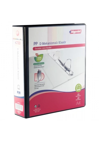 Bigpoint 2D Mekanizmalı Klasör 7 cm Siyah
