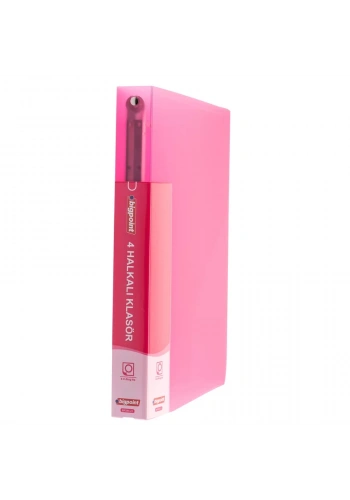 Bigpoint 4 Halkalı Klasör Kırmızı