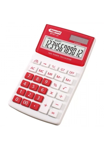 Bigpoint Hesap Makinesi 12 Hane Kırmızı