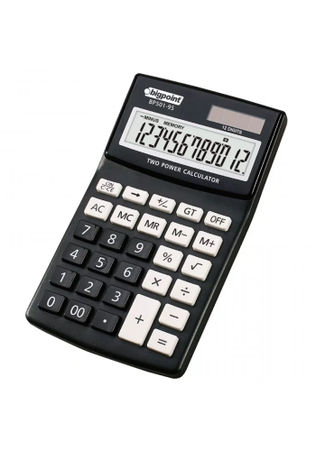 Bigpoint Hesap Makinesi 12 Hane Siyah