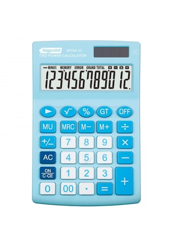 Bigpoint Hesap Makinesi 12 Hane Mavi