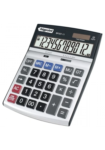 Bigpoint Hesap Makinesi 12 Hane Silver