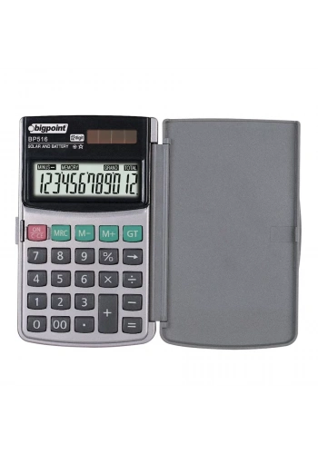 Bigpoint Hesap Makinesi Cep Tipi 12 Hane