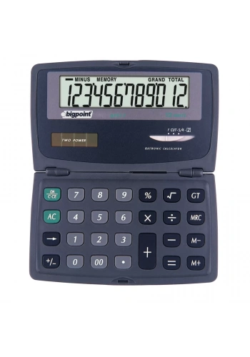 Bigpoint Hesap Makinesi Cep Tipi 12 Hane