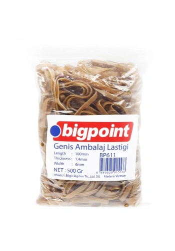 Bigpoint Geniş Ambalaj Lastiği 500 Gram %100 Kauçuk