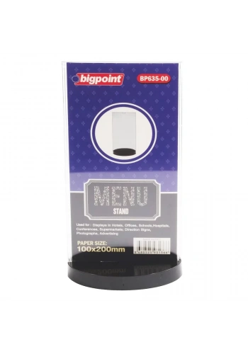 Bigpoint Düz Menü Standı 100x200mm