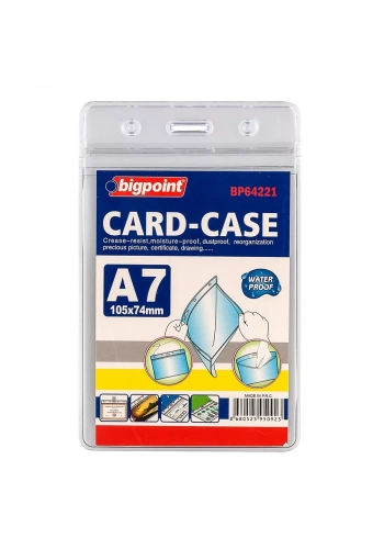 Bigpoint Kilitli Kart Poşeti Dikey A7 (74x105mm)
