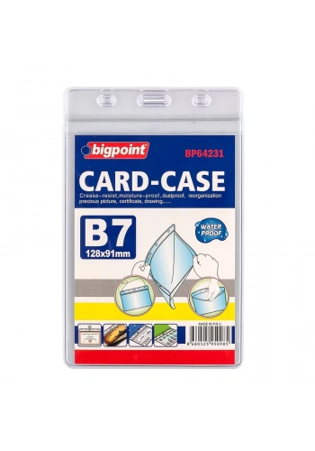 Bigpoint Kilitli Kart Poşeti Dikey B7 (91x128mm)