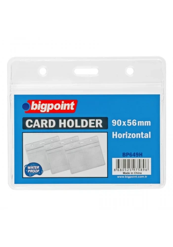 Bigpoint Kilitli Kart Poşeti Yatay 95x58mm