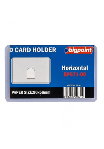 Bigpoint Kart Kabı Şeffaf 90x53mm