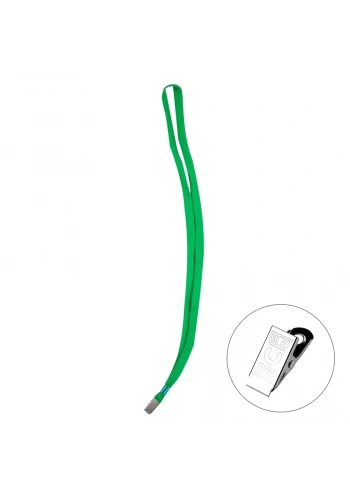 Bigpoint Metal Klipsli Yaka İpi Yeşil