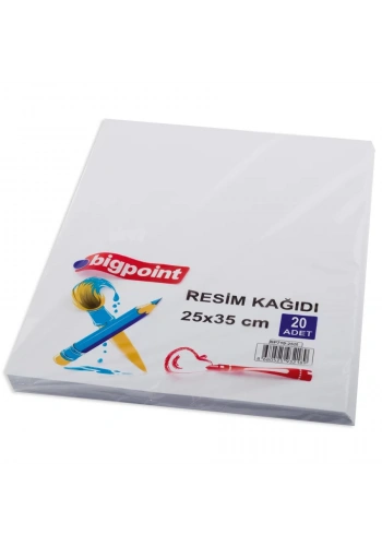 Bigpoint 120 Gram Resim Kağıdı 25x35cm 20li Paket