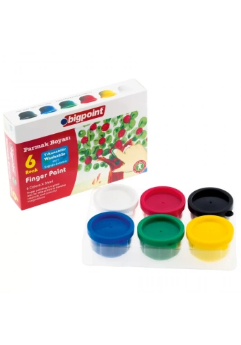 Bigpoint Parmak Boyası 6 Renk x 35 ml