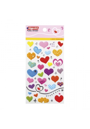 Bigpoint Sticker Karışık Kalpler