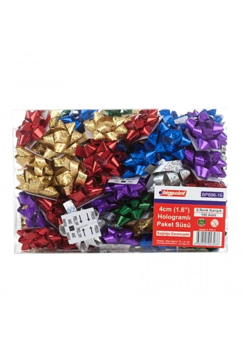 Bigpoint Paket Süsü Hologram 4cm 100lü