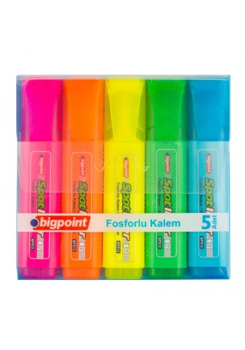 Bigpoint Fosforlu Kalem 5li Set