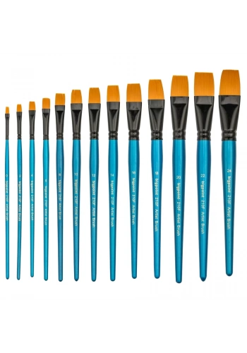 Bigpoint 210F Serisi Sentetik Kıl Düz Kesik Fırça No: 4