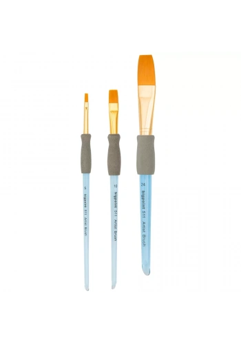 Bigpoint 511 Serisi Sentetik Kıl Akrilik Sap Düz Kesik Fırça No: 24