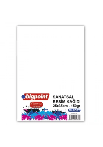 Bigpoint Sanatsal Resim Kağıdı 150 Gram 25x35cm - 25 Yaprak