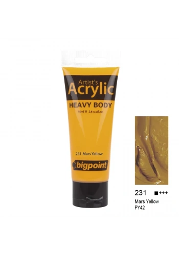 Bigpoint Akrilik Boya 75 ml Mars Yellow 231