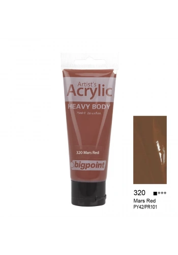 Bigpoint Akrilik Boya 75 ml Mars Red 320