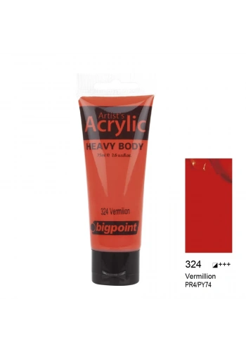 Bigpoint Akrilik Boya 75 ml Vermilion 324