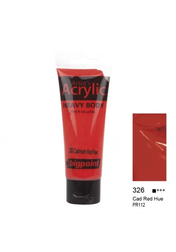 Bigpoint Akrilik Boya 75 ml Cad Red Hue 326