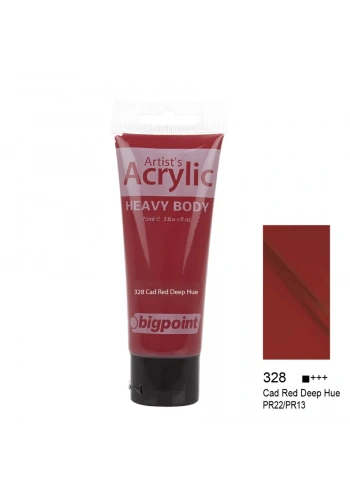 Bigpoint Akrilik Boya 75 ml Cad Red Deep Hue 328