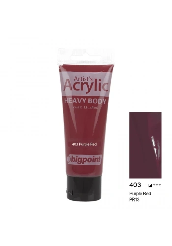 Bigpoint Akrilik Boya 75 ml Purple Red 403
