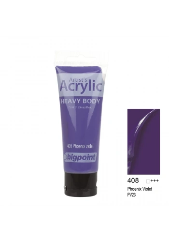 Bigpoint Akrilik Boya 75 ml Phoenix Violet 408