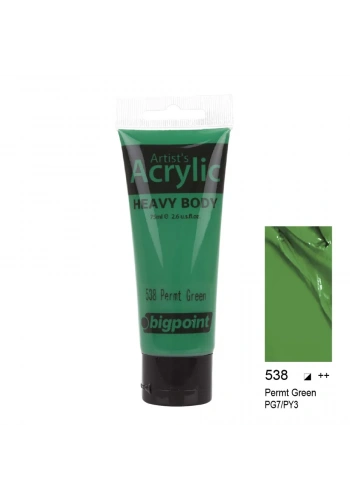 Bigpoint Akrilik Boya 75 ml Permt Green 538