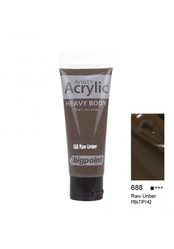 Bigpoint Akrilik Boya 75 ml Raw Umber 688