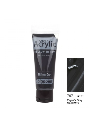 Bigpoint Akrilik Boya 75 ml Paynes Grey 797