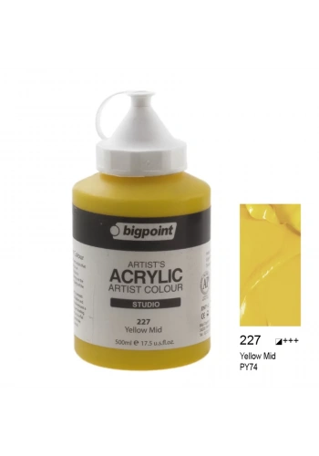 Bigpoint Akrilik Boya 500 ml Yellow Middle 227