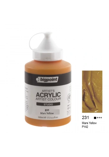 Bigpoint Akrilik Boya 500 ml Mars Yellow 231