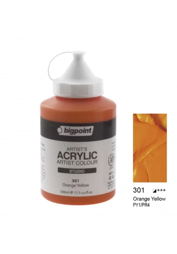 Bigpoint Akrilik Boya 500 ml Orange Yellow 301
