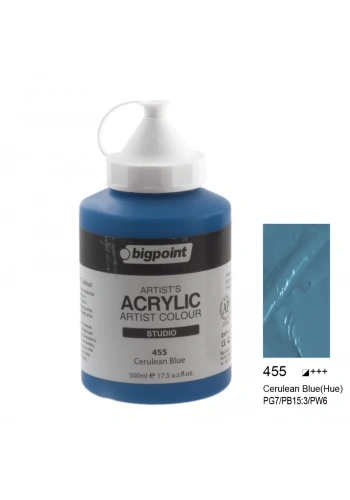 Bigpoint Akrilik Boya 500 ml Crulean Blue 455
